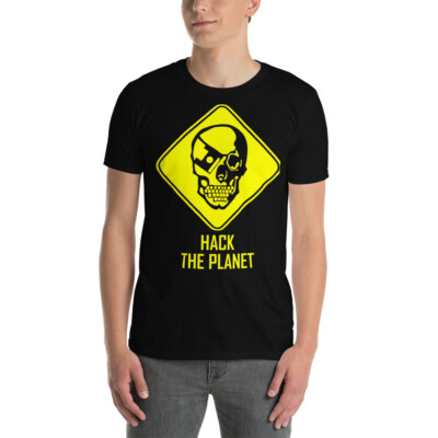 Hackers Hack The Planet 90s Style Short-Sleeve Unisex T-Shirt
