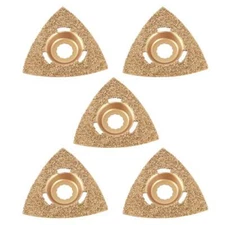 80mm Triangular Carbide RASP, 8mm Offset Mount Fits Fein Multimaster, Rockwell