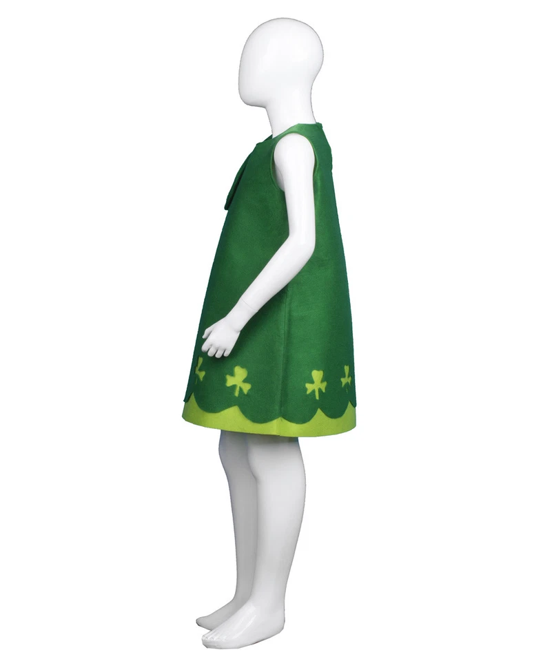 Trolls Amapola Día de San Patricio Juegos con disfraces Fiesta Niño Disfraz Vestido Verde HC-506 Foto 3 de 4