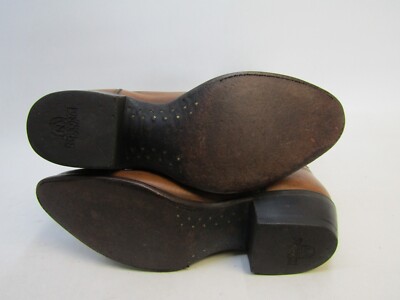 NOCONA Mens Size 8 EE Black Brown Leather Cowboy Western  display picture 1