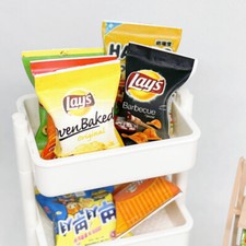 10PC 1:12 Scale Dollhouse Miniatures Mini Food Kids Snack Store Market Decorate