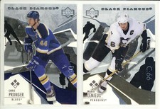 2003-04 UD BLACK DIAMOND QUAD TRIPLE DOUBLE ROOKIE RC 1-198 FINISH SET YOU PICK