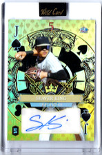 SEAVER KING 2024 WILD CARD 5 CARD DRAW AUTO 1/1 SDHS-SKA GOLD JACK OF SPADES