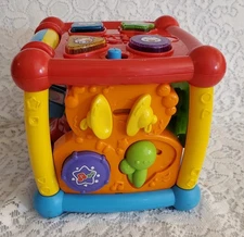 VTech 1505 Busy Learners Activity Cube Interactive Learning Toy