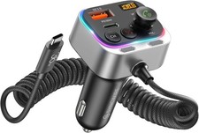 Syncwire Bluetooth 5.4 FM Transmitter Car Adapter 66W PD  QC 3.0 Fast Chargi...