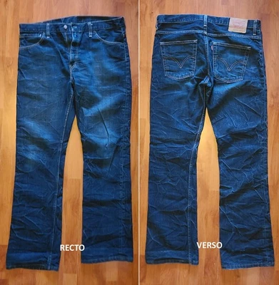 JEANS LEVIS 507/ 512 "Bootcut" W36 L34 (FR t46) bleu brut 3103 - Photo 1/4