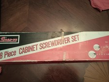 Vintage SSD Snap-On 8 Piece Cabinet Screwdriv...