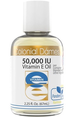 Colonial Dames High Potency 50,000 IU Vitamin E Oil 2.2 Fl Oz (Pack of 1)