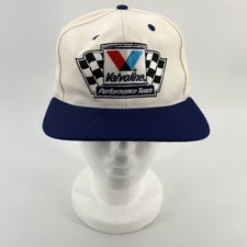 Vintage 90s Valvoline Performance Team Snapback Hat CYRK Racing NASCAR W9