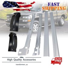 For 99-07 Silverado Sierra 1500 Extended Cab Rocker Panels Cab Corners Set 6pcs