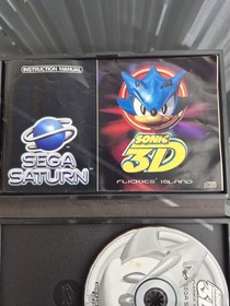  Sonic 3D Flickies Island Sega Saturn ,PAL, With Original Box And Manual