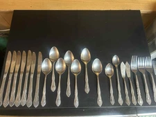 Rogers Stainless Korea flatware lot - 21 pieces