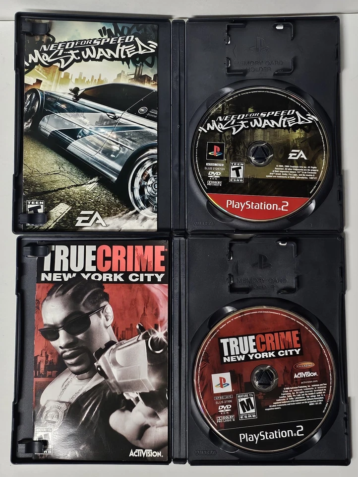 PlayStation 2 Lot of 6 Games (Need For Speed, True Crime, Simpsons) - Image 2 of 3