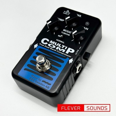 EBS MultiComp Blue Label Bass Effects Pedal True Dual Band Compressor F/S New