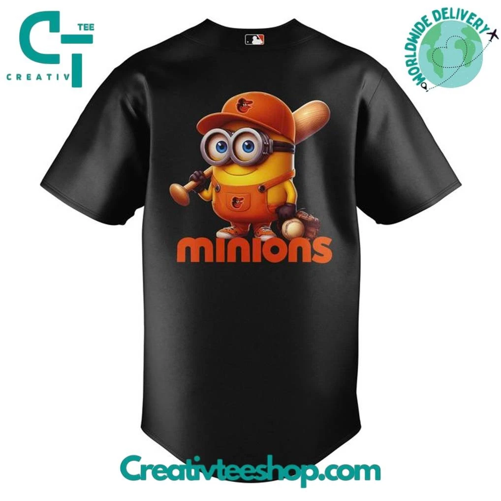 Orioles x Minions Special Baseball Jersey