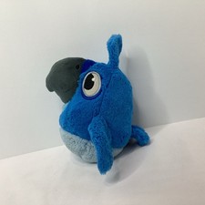 Angry Birds Rio Blu 7  Plush Blue Spix Macaw Bird NO SOUND Commonwealth 2011