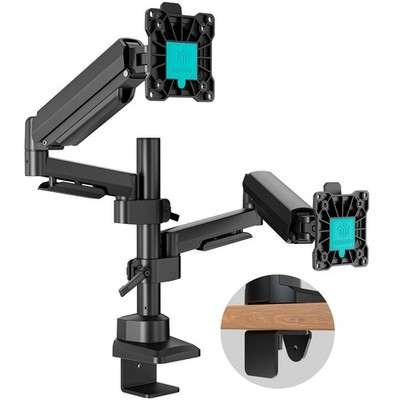ONKRON Tischhalterung für 2 Monitore 17-42'', bis 15 kg, VESA 75x75/100x100, G140