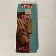 NIB OS Aris Isotoner Driving Gloves Vintage Relaxing Hands TAUPE