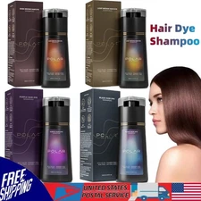 Polar Hair Dye Shampoo, Color Shampoo Hair Dye for Women & Men New 200ML