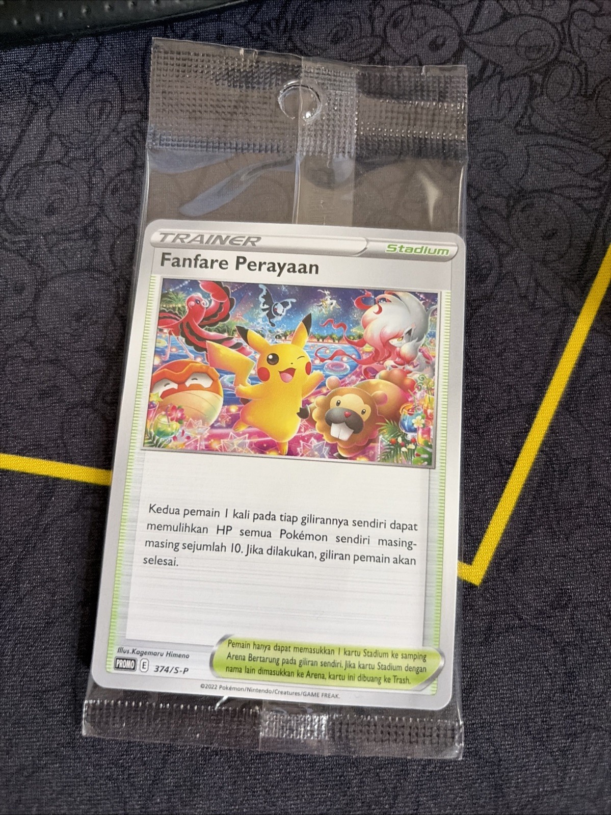 Pikachu Fanfare Perayaan - 374/S-P - Indonesian Sealed Pokemon Card Promo Pack