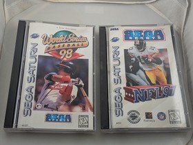 Sega Saturn Case Manual Art LOT duke nukem lost world nfl nba action wsb 98