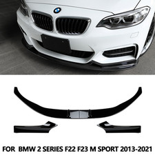 Frontspoiler Lippe Spoilerlippe Schwarz Glanz F�r BMW 2er F22 F23 2013-20