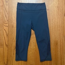 Lululemon Twist  Train Crop Leggings in Jaded size 8