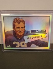 2001 Bowman Chrome - Reprints Art Donovan #R-AD