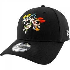 The Powerpuff Girls Logo New Era 39Thirty Fitted Hat Black