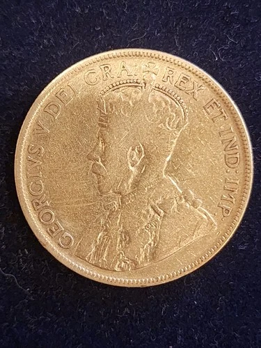 1932 Canadian 50 Cents Silver Coin