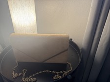 Dasein Evening Clutch Purse Handbag For Formal Wedding Party Night Out Beige