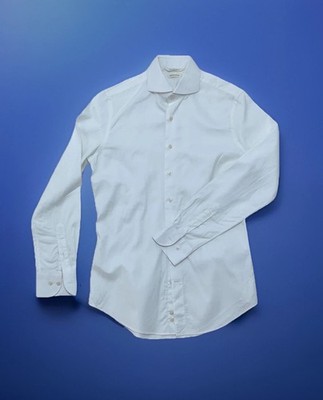 SUITSUPPLY Egyptian Cotton Men s Slim Fit Shirt Made.with ALBINI 1876Fabrics G.C