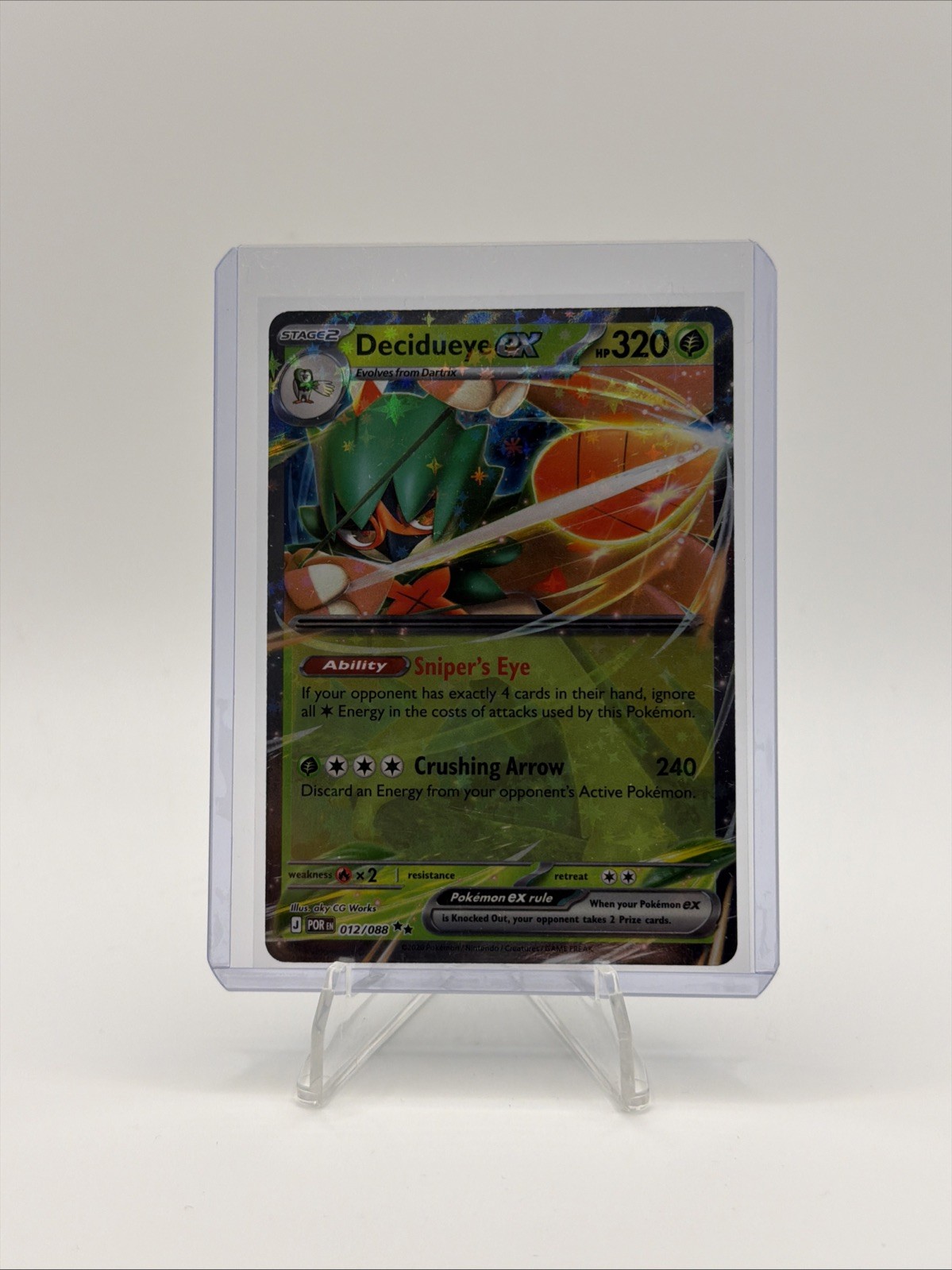 Decidueye ex Holo Double Rare ME03: Perfect Order 012/088 NM