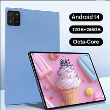 2026 Tablet 12GB 256GB HD 10.1in Android14 Tablet 1920x1200 IPS Touch Screen