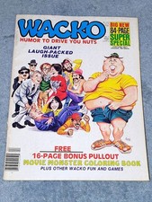 Wacko Magazine #2 (1981) umorismo pazzo/cracked vintage BELLO RARO!