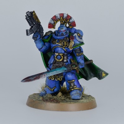 Captain Uriel Ventris Painted Warhammer 40K Ultramarines Space Marines