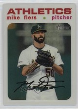 2020 Topps Heritage Chrome White Refractor 2/71 Mike Fiers #THC-228 04t5