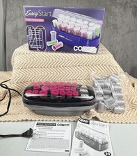 Conair Extreme 20 Flocked Pink Hot Rollers Heated Clips Pageant Cheer Curlers