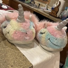 Unicorn Wonder Nation Slippers Size 4-5