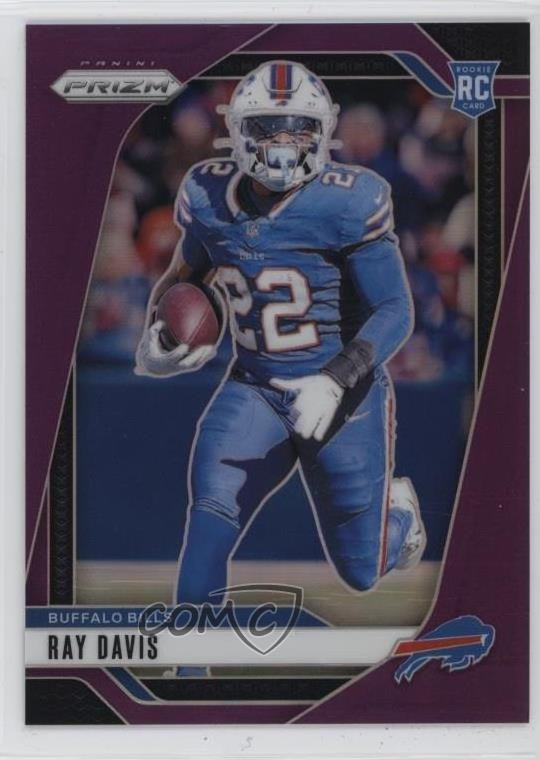 2024 Panini Prizm Rookies Purple Prizm 33/125 Ray Davis #382 Rookie RC 1j2b