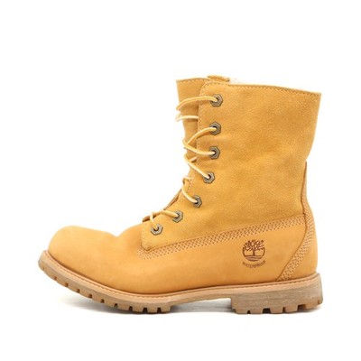 Timberland Damen 6-Inch Premium Waterproof Stiefel Gelb Wärmefutter Boots EU 38