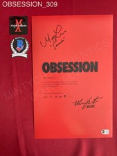 Megan Lawless Michael Johnston dual signed Obsession 11x17 photo Beckett COA