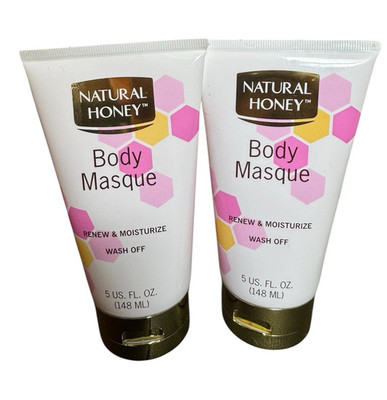 Natural Honey Moisturizing Body Masque Honey Scent Duo 5 US fl oz