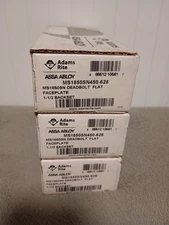 Adams Rite MS1850SN450-628 Deadlock with Hook Bolt, Non-Handed, Clear Inodized