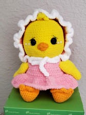 Adorable Handcraft Crochet Handmade Cute Baby DUCK Doll Stuffed Plush