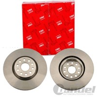 2X Trw Bremsscheiben 310Mm BelÜFtet Vorne Passend FÜR Alfa Romeo 166 Lancia