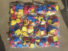 16 Bag Set, 60 Pieces In Each Bag, Foam Math Shapes, Counting Blocks, Kids Toys