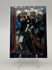 2025 Topps Chrome Neon Burst Robert Spillane #181 New England Patriots