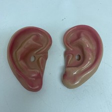 Set of Vintage Halloween Ear Masks Plastic 60's-70?s
