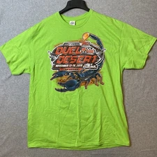 Delta Heavy Weight Tshirt “Duel In the Desert” XL Neon Green